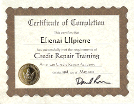 credit repaircertification